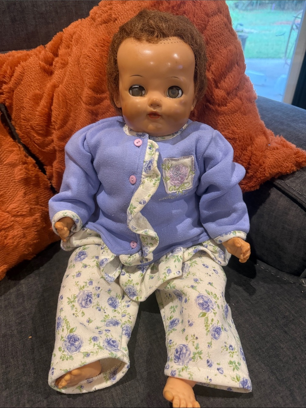 1940s/50s Vintage 21” Ideal Doll – – Sleep Eyes – 2-Generation Heirloom